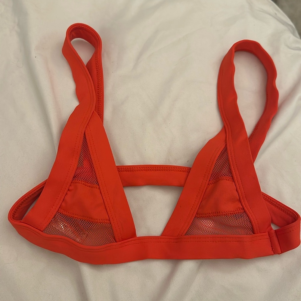 Minimale Animale red swim top